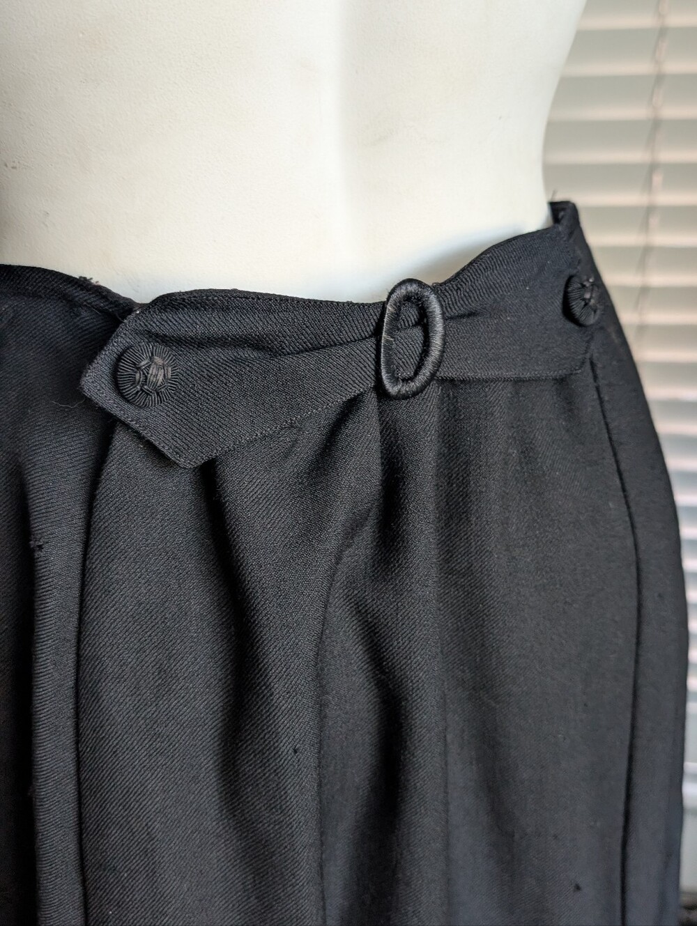 1910s Edwardian Wool Skirt - Picture 8 of 12